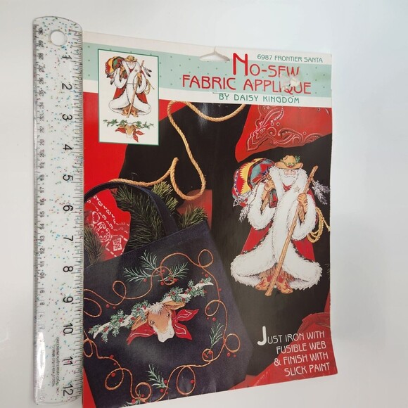 Vintage Daisy Kingdom Christmas Fabric Applique Packs X 4 Theme Sewing Crafting - Picture 10 of 10